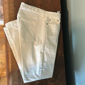 Banana Republic White Jeans